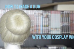 Cosplay wig bun tutorial