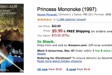 Buying Anime for Christmas