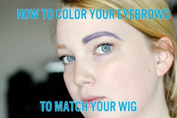 How To Color Eyebrows Cosplay