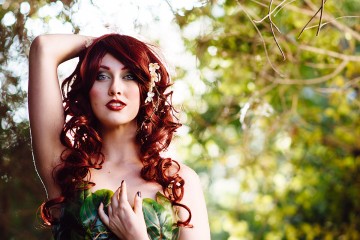 Cosplay posing facial expressions